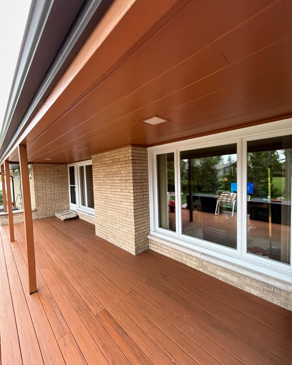 Deck/Balcony Staining for CNZ Painting in Chicagoland Area, IL