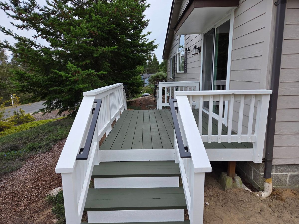 Deck Installation for BTC Construction in Florence, OR