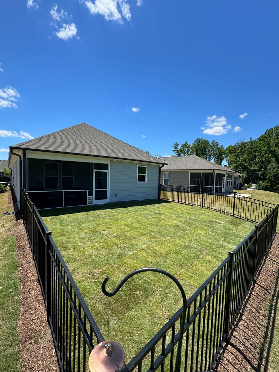 Sod Installation for Green Works Landscaping in Clayton, NC