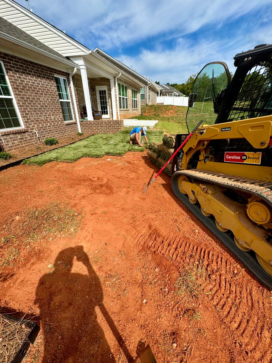 Sod Installation for Malboeuf Landscaping, Inc in Kernersville, NC