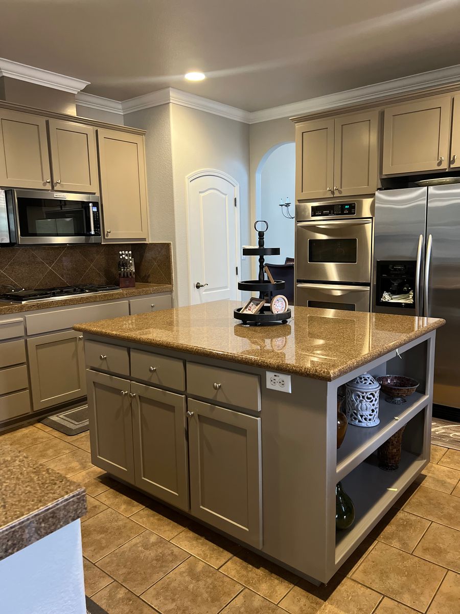 Kitchen and Cabinet Refinishing for Fred's Painting in Turlock, CA