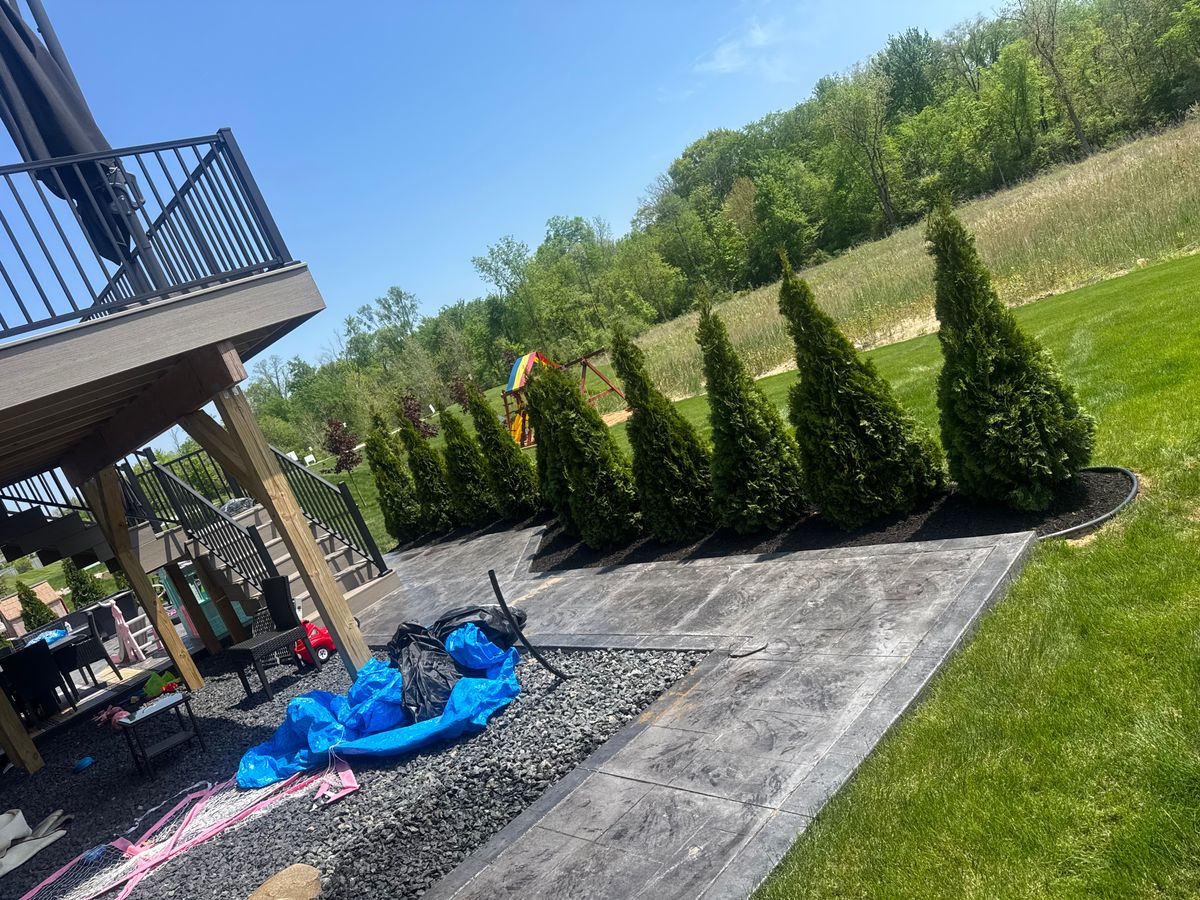 Patio Design & Construction for JA Landscaping in Washington, MI