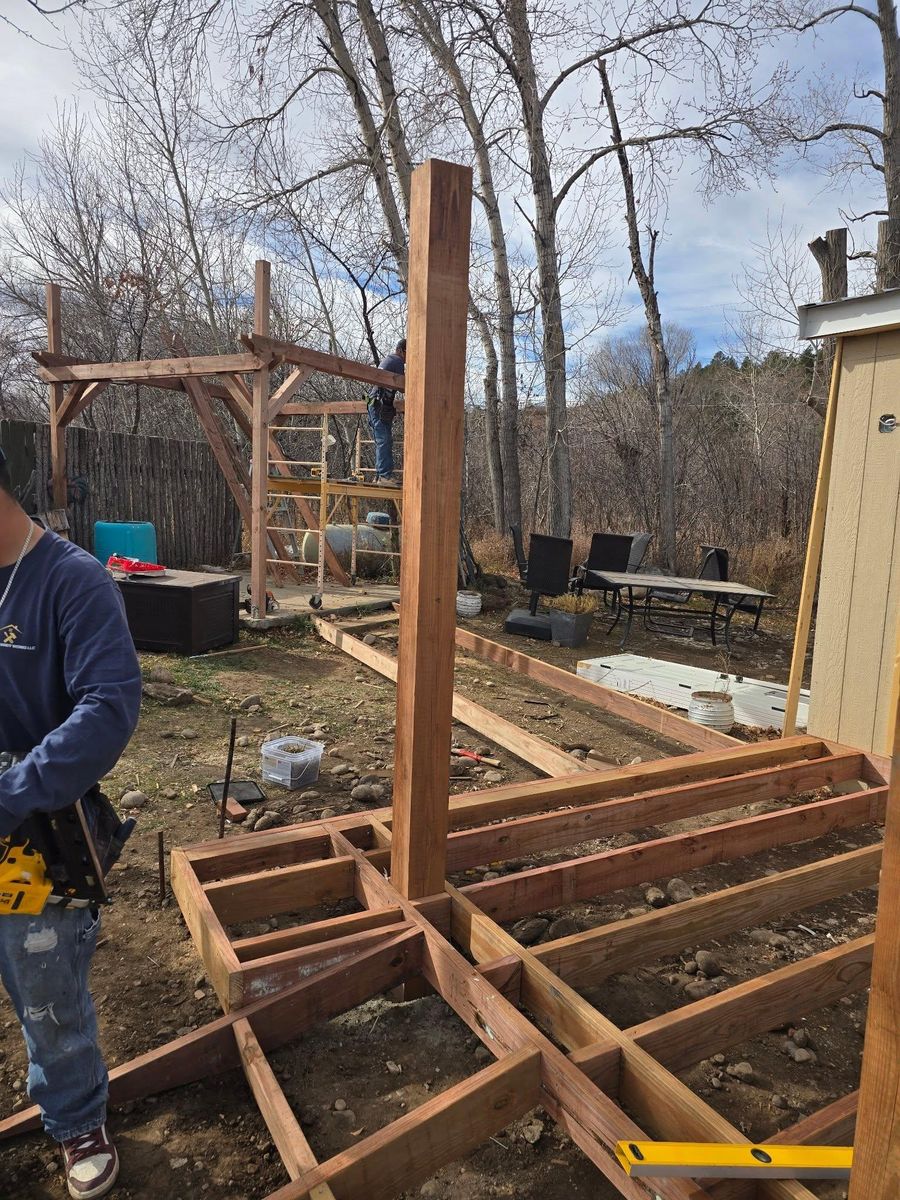 Excavation for Aragon Handy Works in Ranchos de Taos, NM