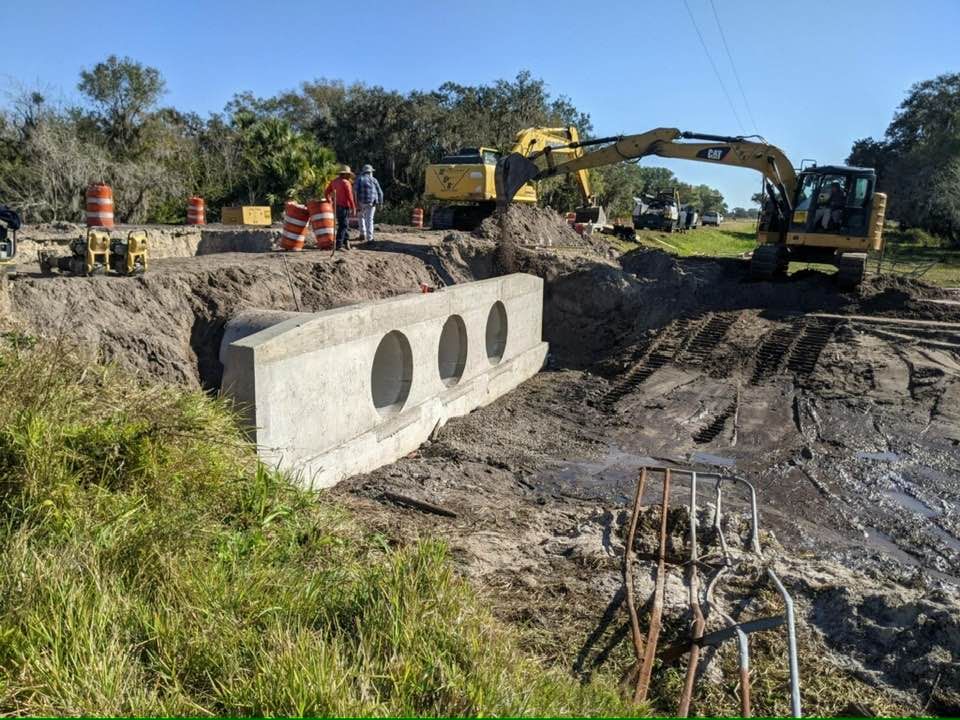 Storm Drain Installation for A Custom Curb & Borders in Sebring, FL