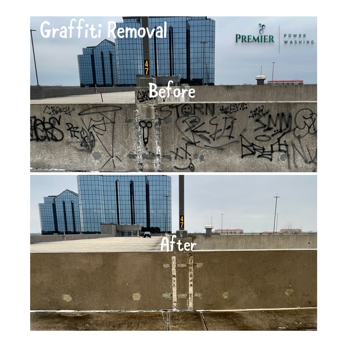 Graffiti & Rust Removal for Premier Partners, LLC. in Lake County, IL