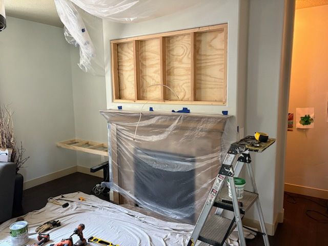 Wall Installations for Daniel Paints & Builds in Sandy, UT