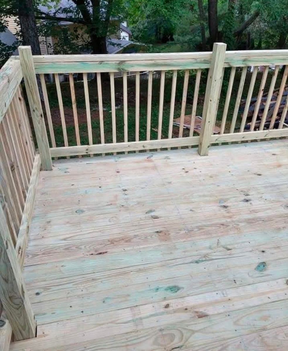 Deck Construction for All Out Construction in Atlanta, GA