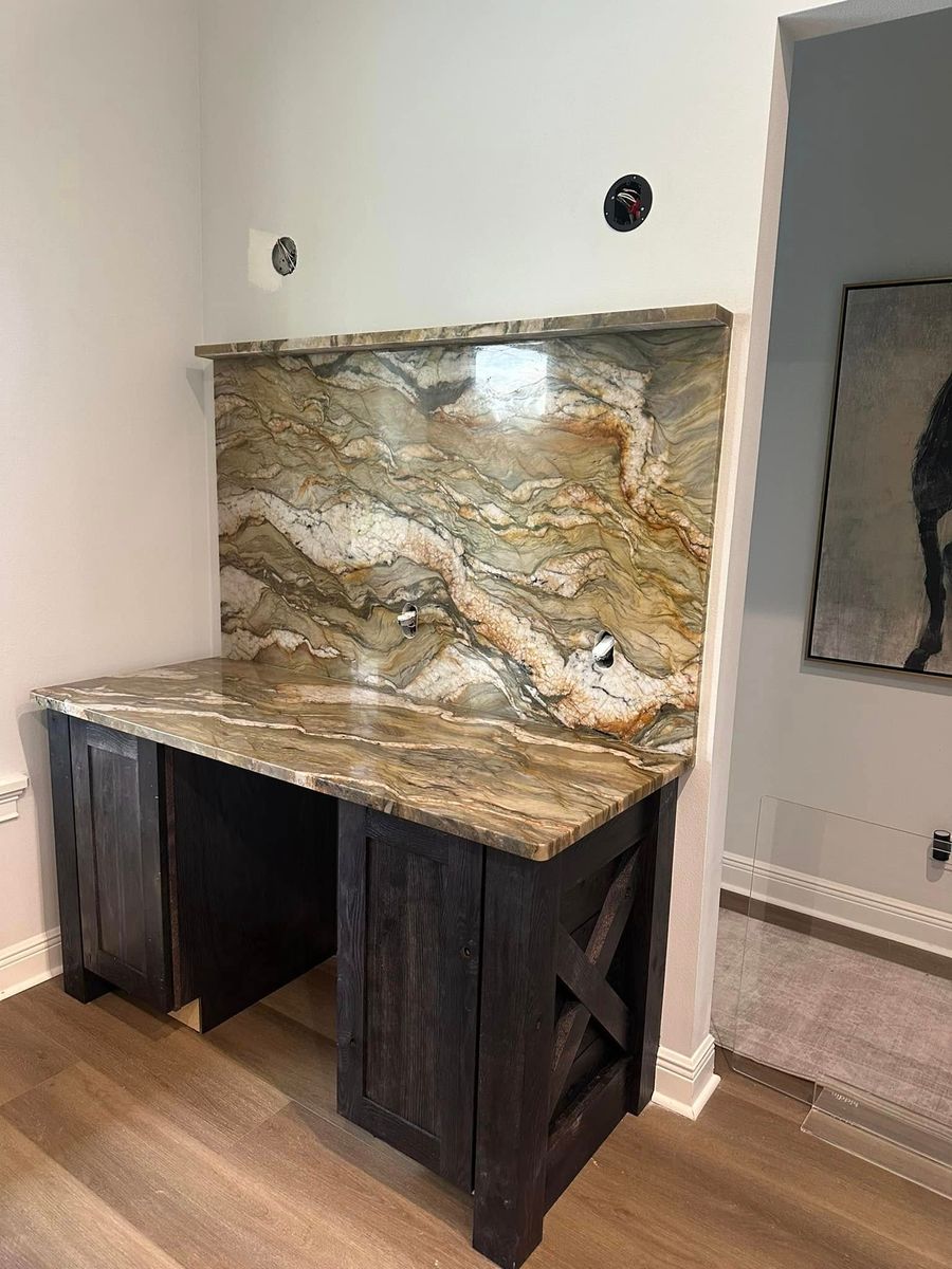 Natural Stone Countertop Installation for Supreme Stone in Ocala, FL