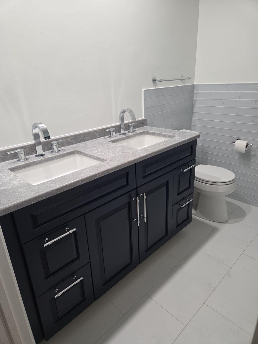 Bathroom Renovation for Cobalt Construction Inc. in Cape Coral, FL