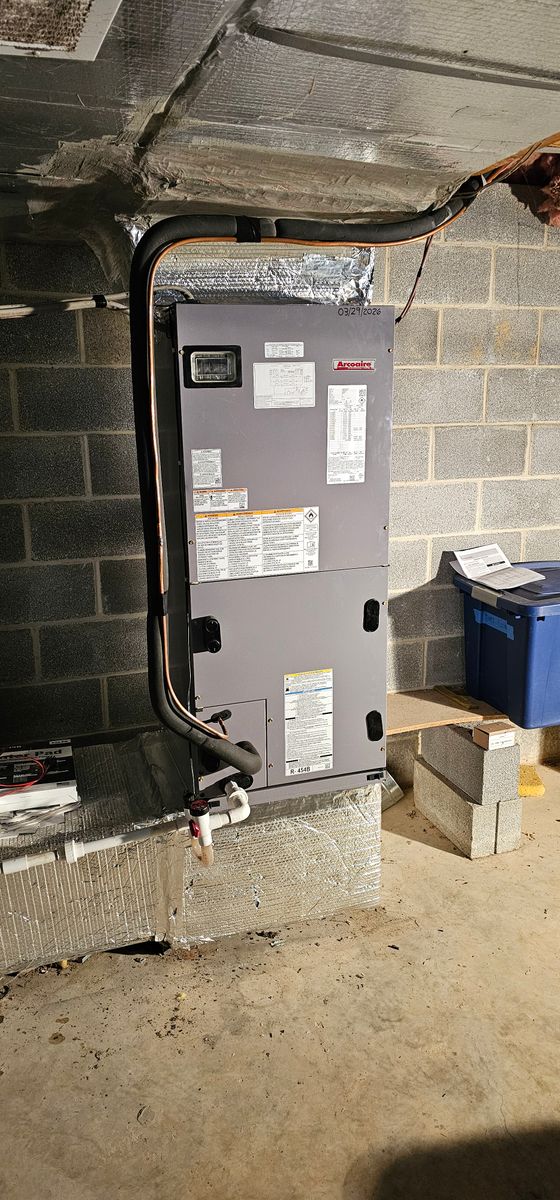 Installation of HVAC Systems for Chaney’s Mechanical Services in Sharpsburg, MD