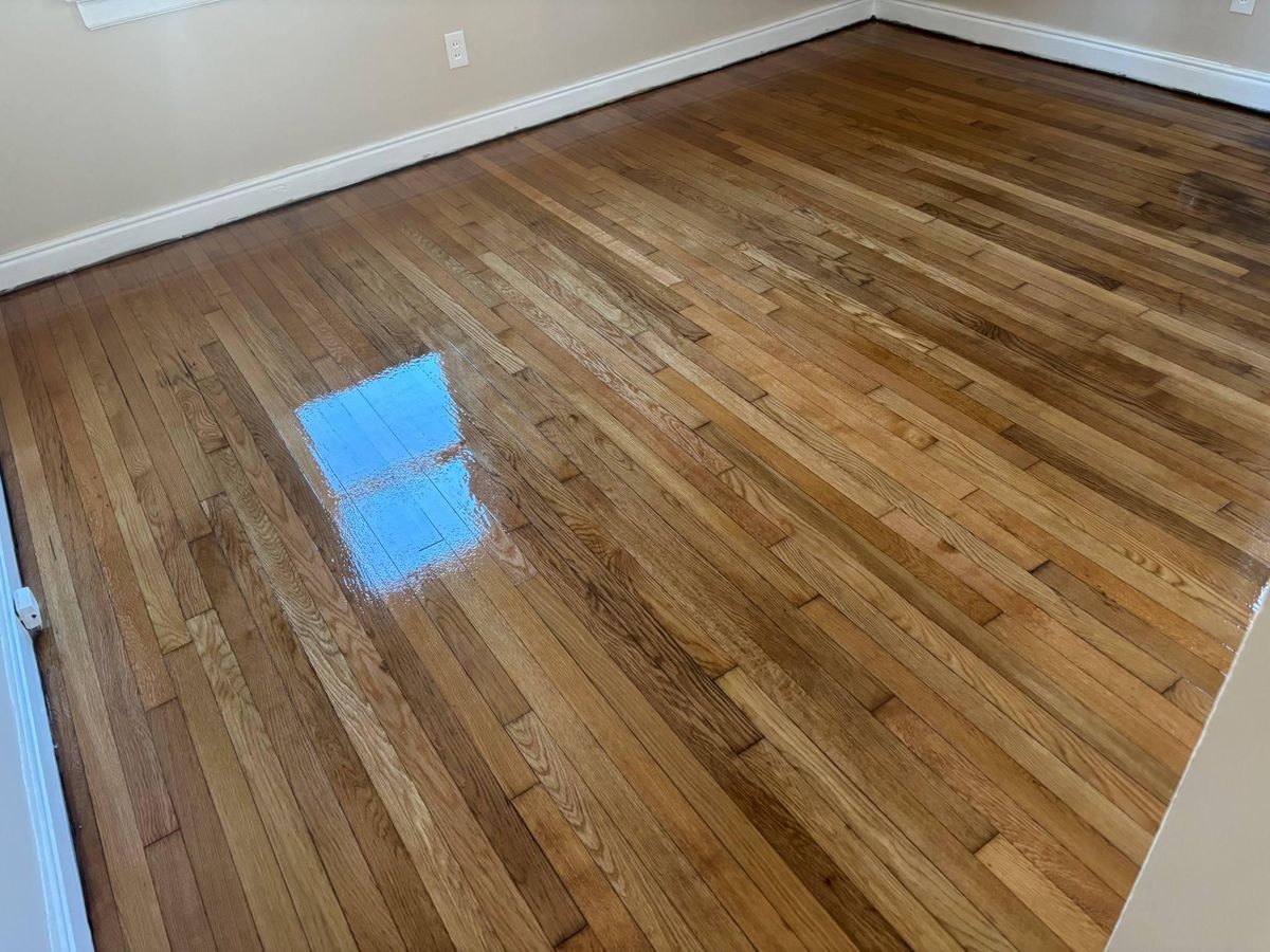 Refinishing hardwood flooring for Jason Tench Flooring LLC in Richmond, VA