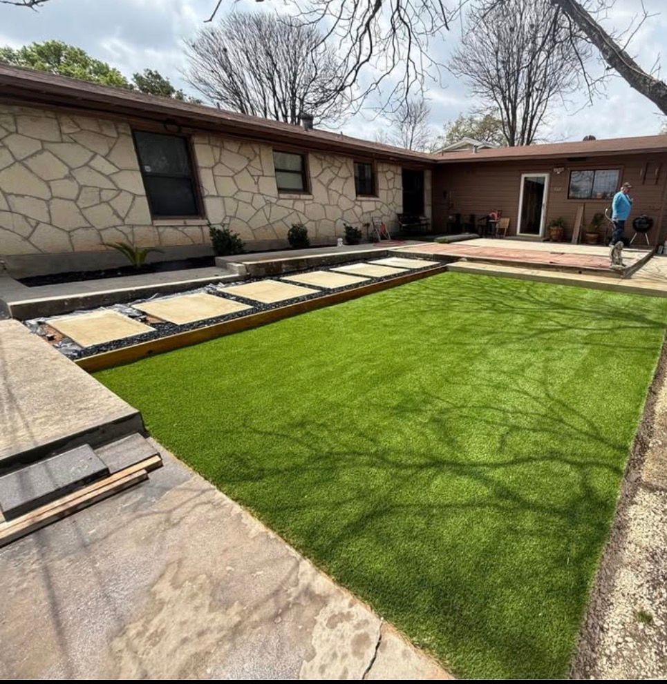Turf Installation for Creative Edge Co. in San Antonio, TX