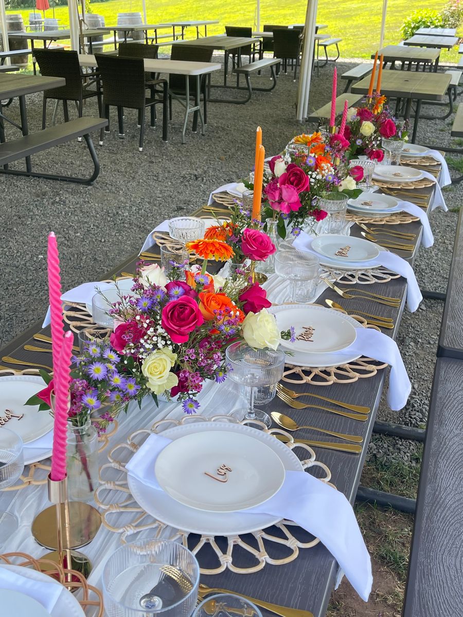 TABLESCAPE SERVICE for Pink Tree Picnic in Hartford, CT