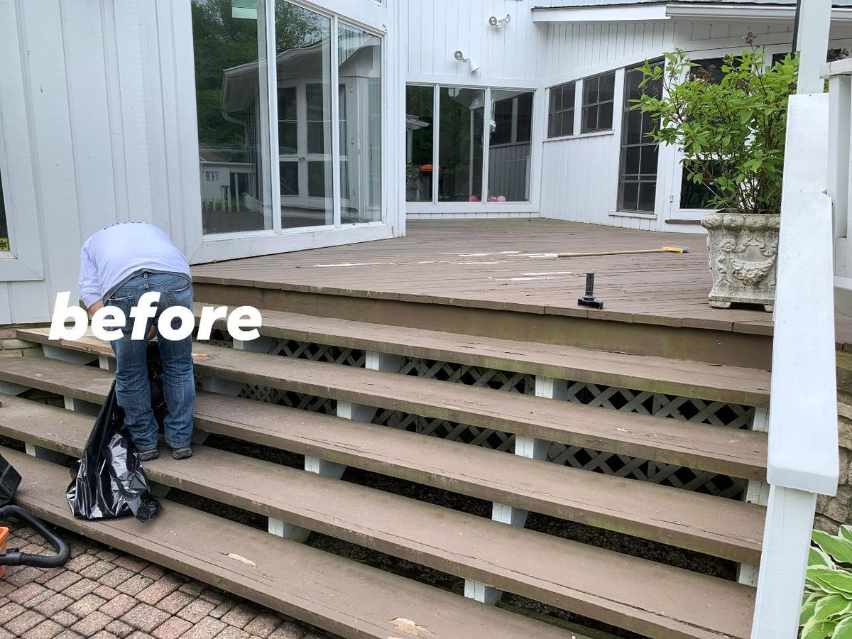 Deck And Patio Construction for Minka Painting in Cleveland, OH