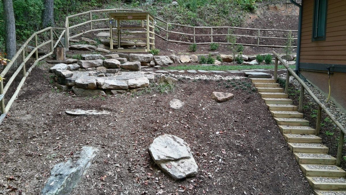 Retaining Wall Construction for Rescue Construction LLC in Marietta, SC