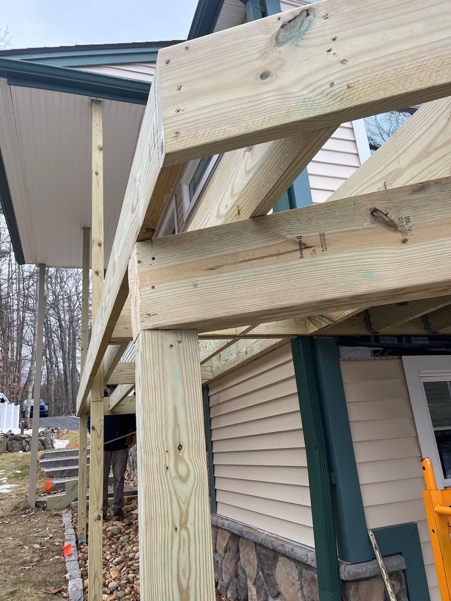 Decks Restorations for Jalbert Contracting LLC in Alton, NH