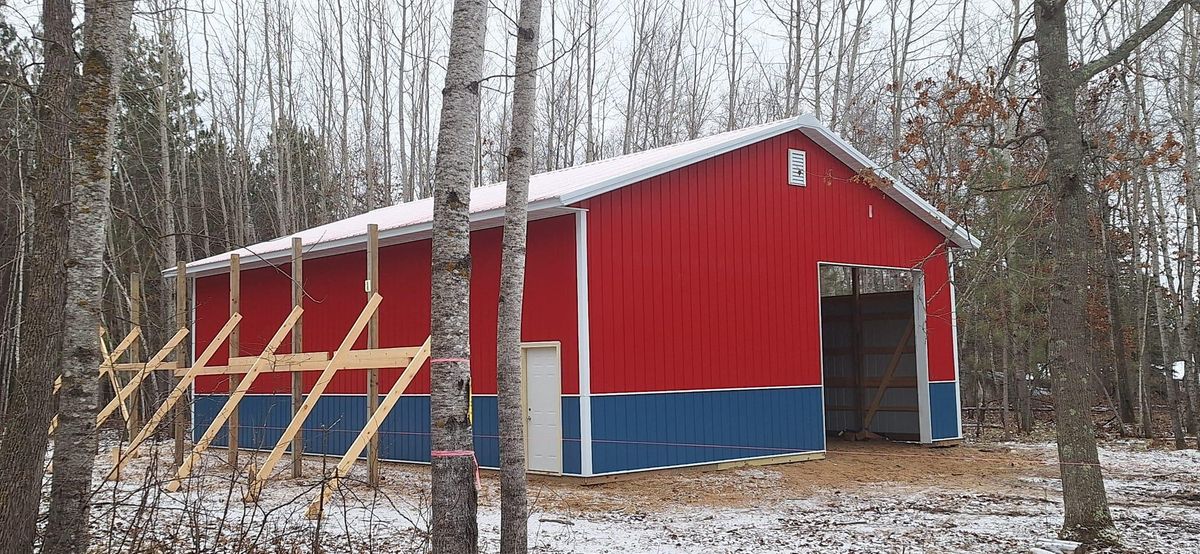 Post Frame Buildings for WEISS Construction LLC in Brainerd, Minnesota