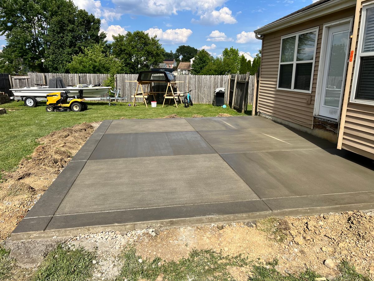 Concrete Slab Construction for Davies Concrete and Construction in Columbus, OH