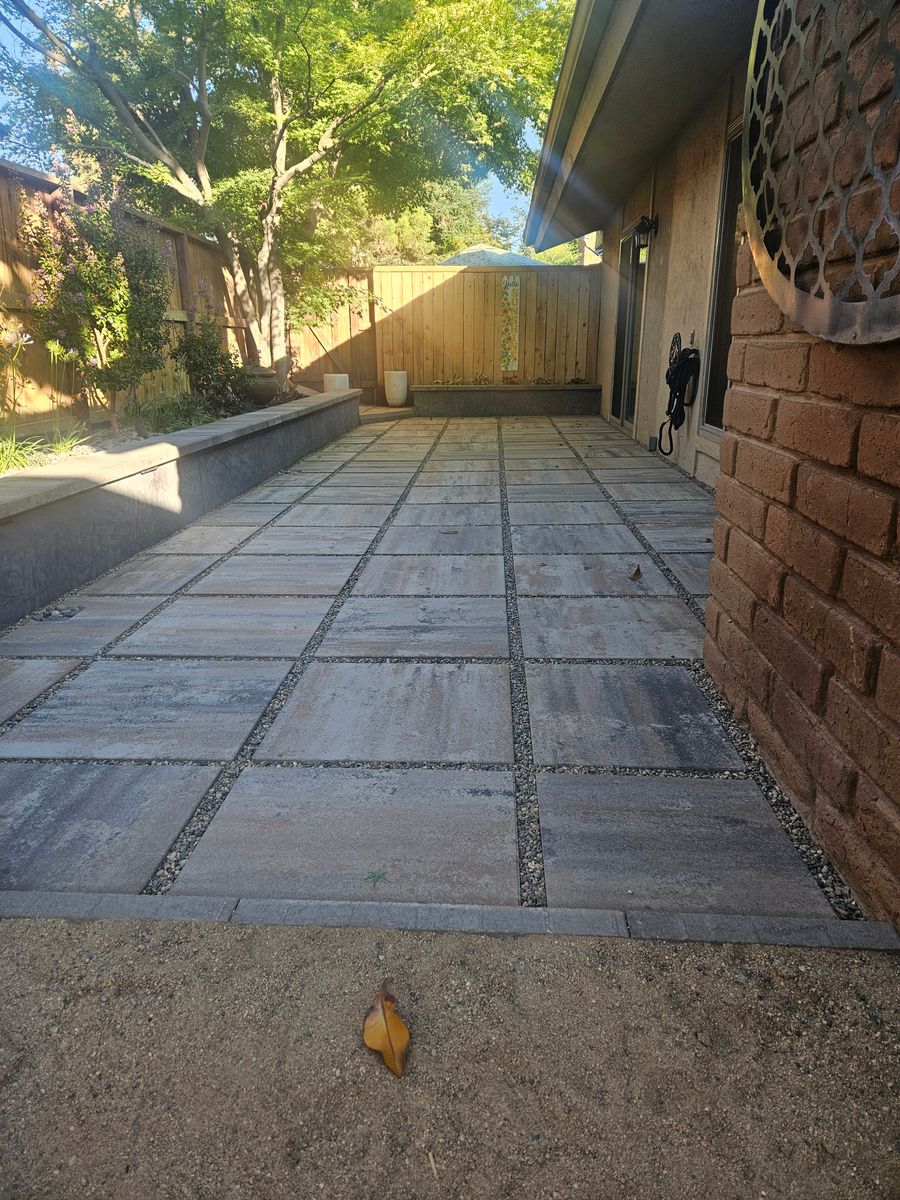 Custom Concrete for Nice Image Landscaping Inc. in Fresno, CA