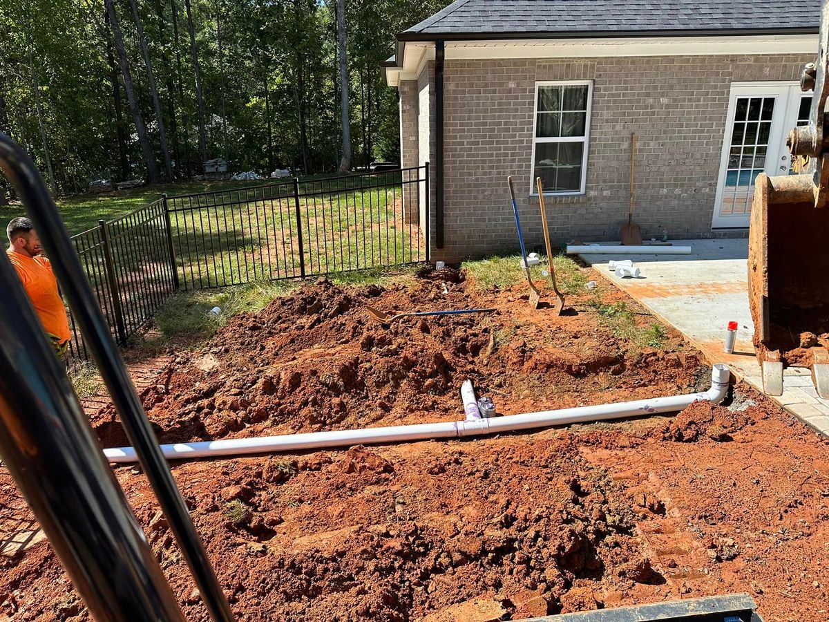Sewer & Water Lines for Precision Site Works LLC in Mocksville, NC