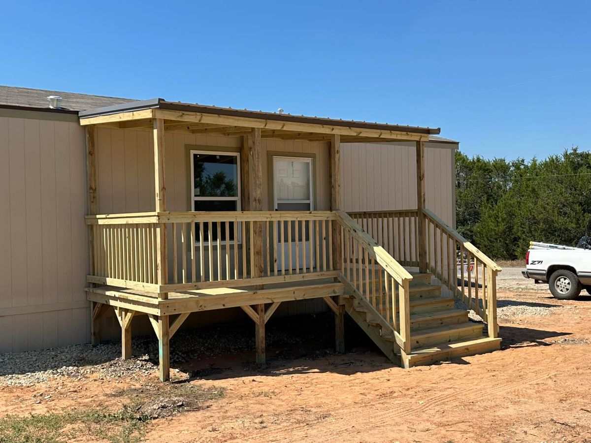 Deck Installation for Timberline Deck & Patio in Covington, TX