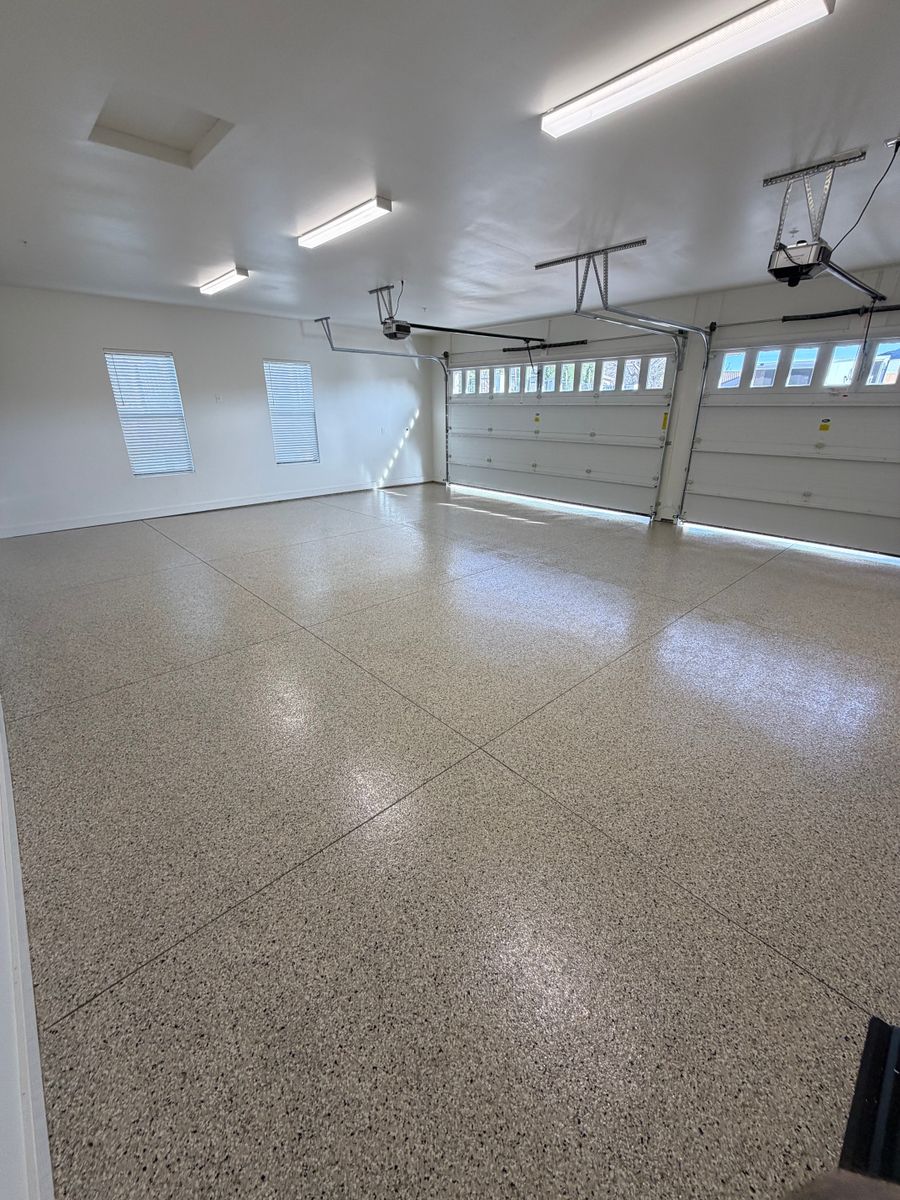 Epoxy Garage Coatings for PRYME EPOXY LLC in Mayer, AZ