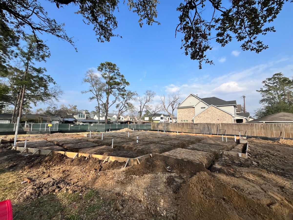 Excavation for BigTex Concrete Construction in Houston, TX