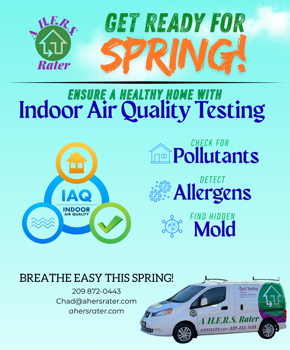 Duct Testing for A  H.E.R.S.  Rater in Fresno, CA