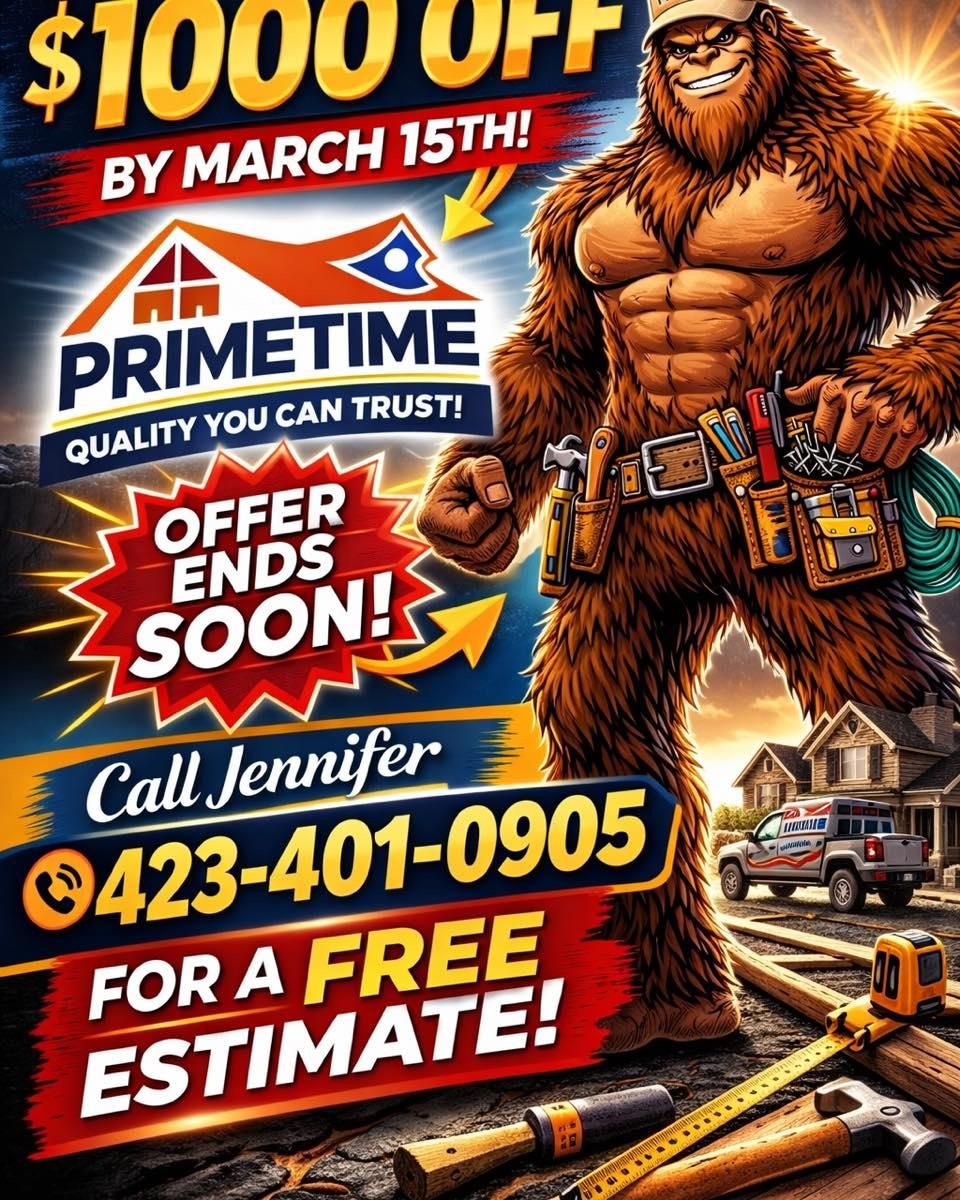 Free Roof Inspection for Primetime Property & Restoration in Chattanooga, TN