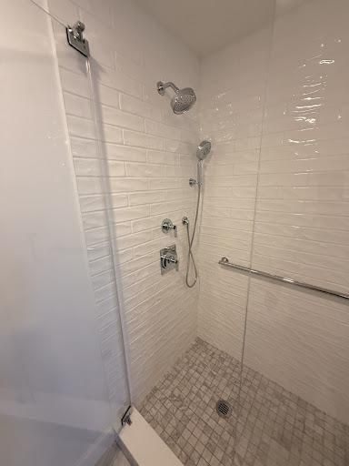 Bathroom renovations for Bassett Construction in Groveland, MA
