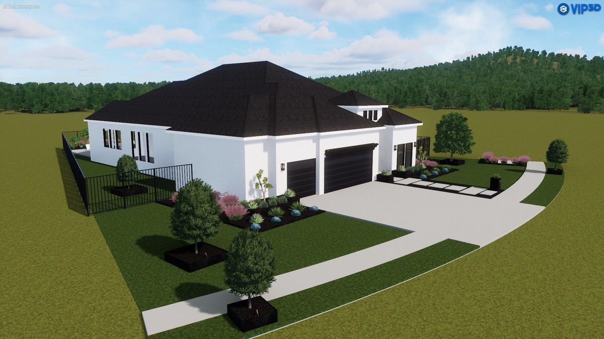 Landscape Design for N. B. Fence & Landscape in New Braunfels, TX