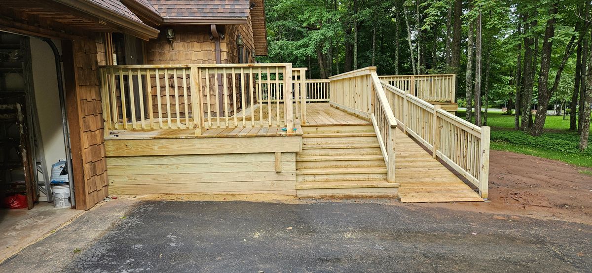 Deck & Patio Installation for Kalthoff Home Improvement in Parksville, NY