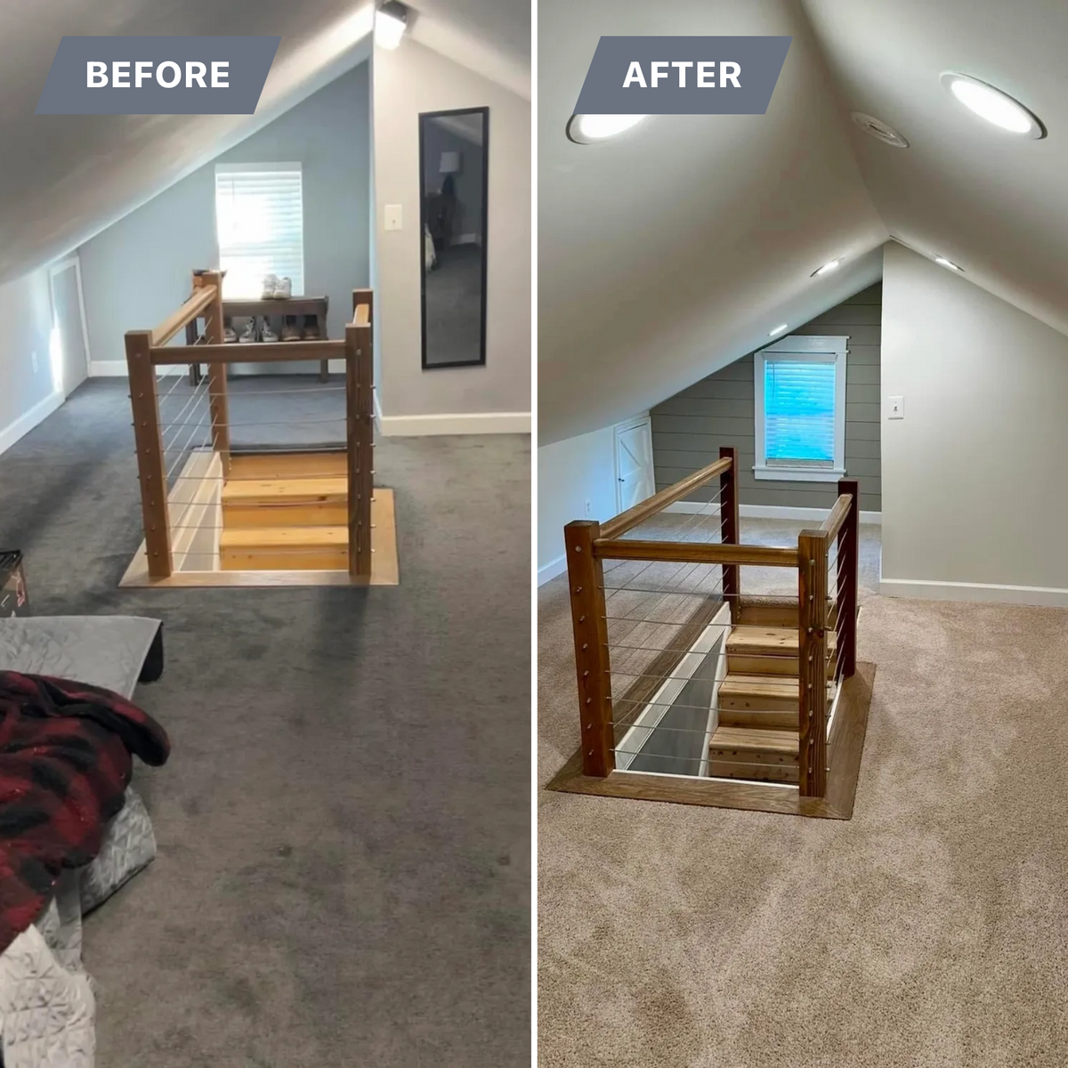 Flooring and custom trim for Chesapeake Solutions in Pasadena, MD