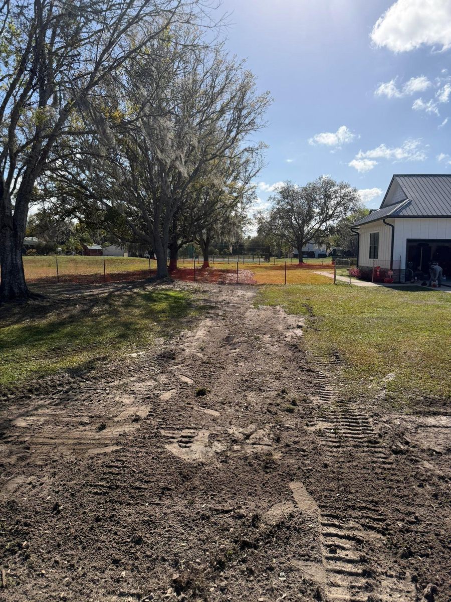 Grading for AL Dirtworks LLC in St. Augustine, FL