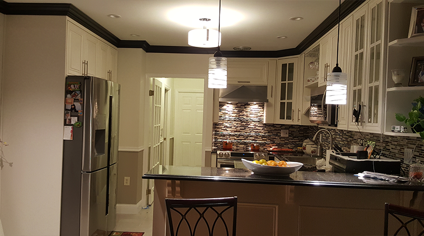 Kitchen Renovation for Prestigious Custom Cabinets  in Lindenhurst,  NY