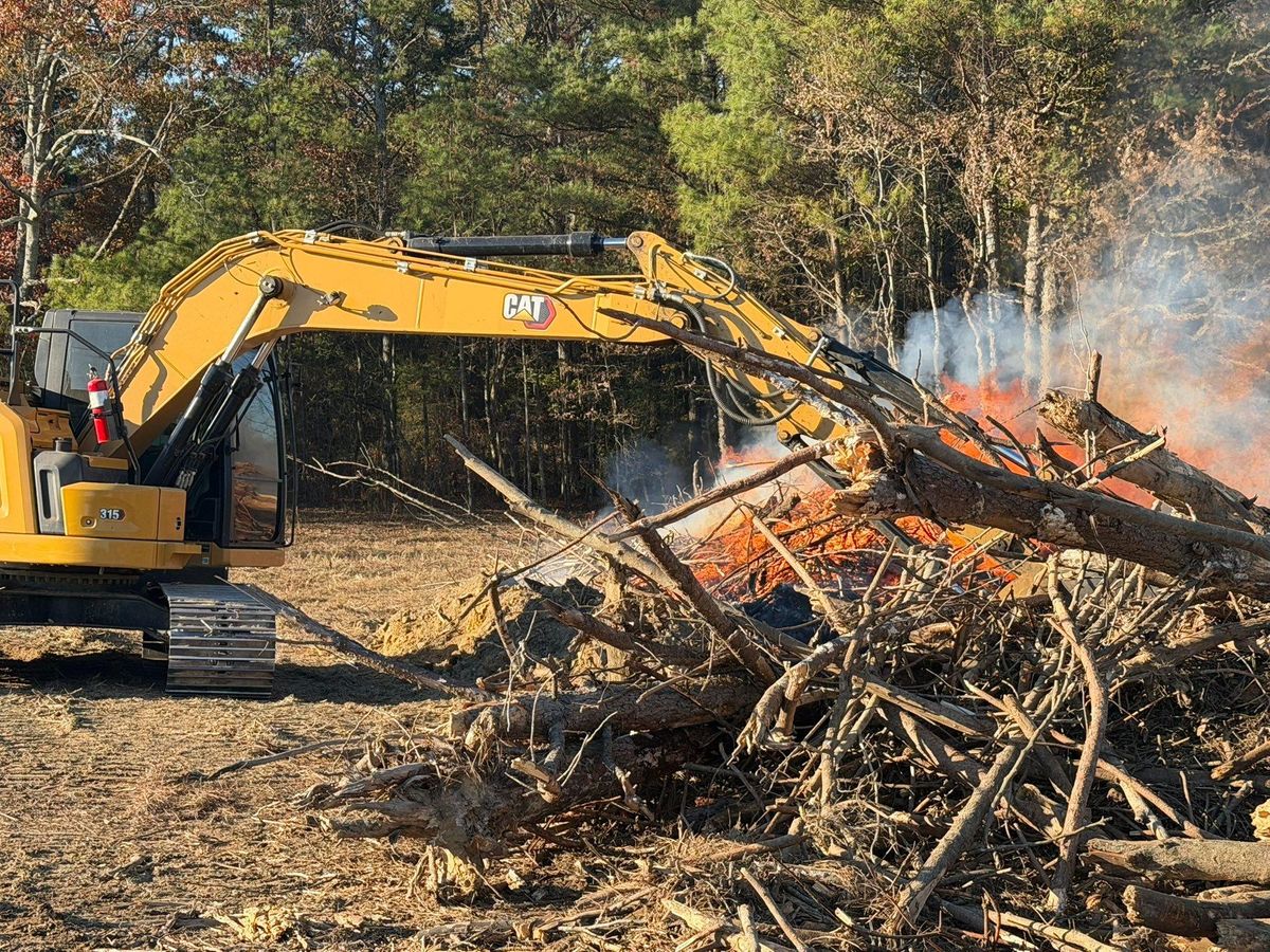 Excavation for Collins Constructors in Fyffe, AL