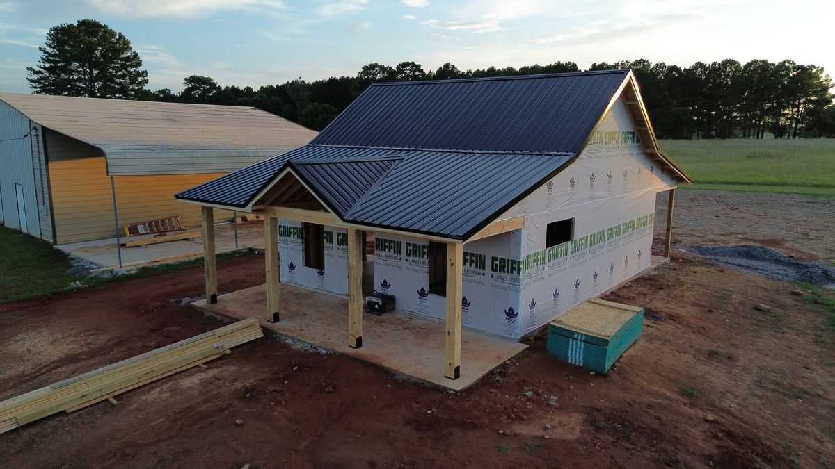 Pole Barn Construction for A Carpenter's Son in Williamson, GA
