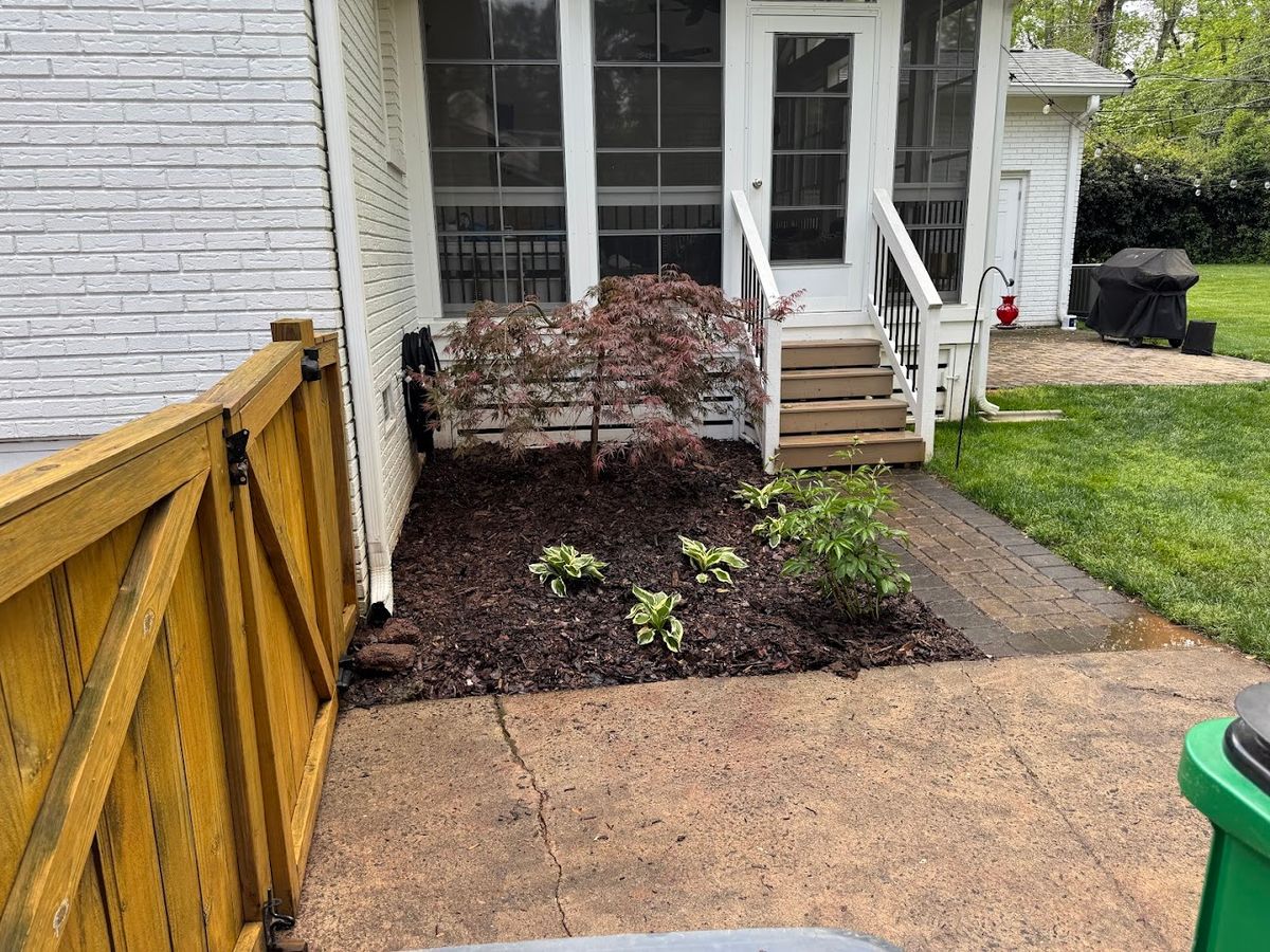 Landscape Installation for Upcycled Landscape and Design in Charlotte, NC