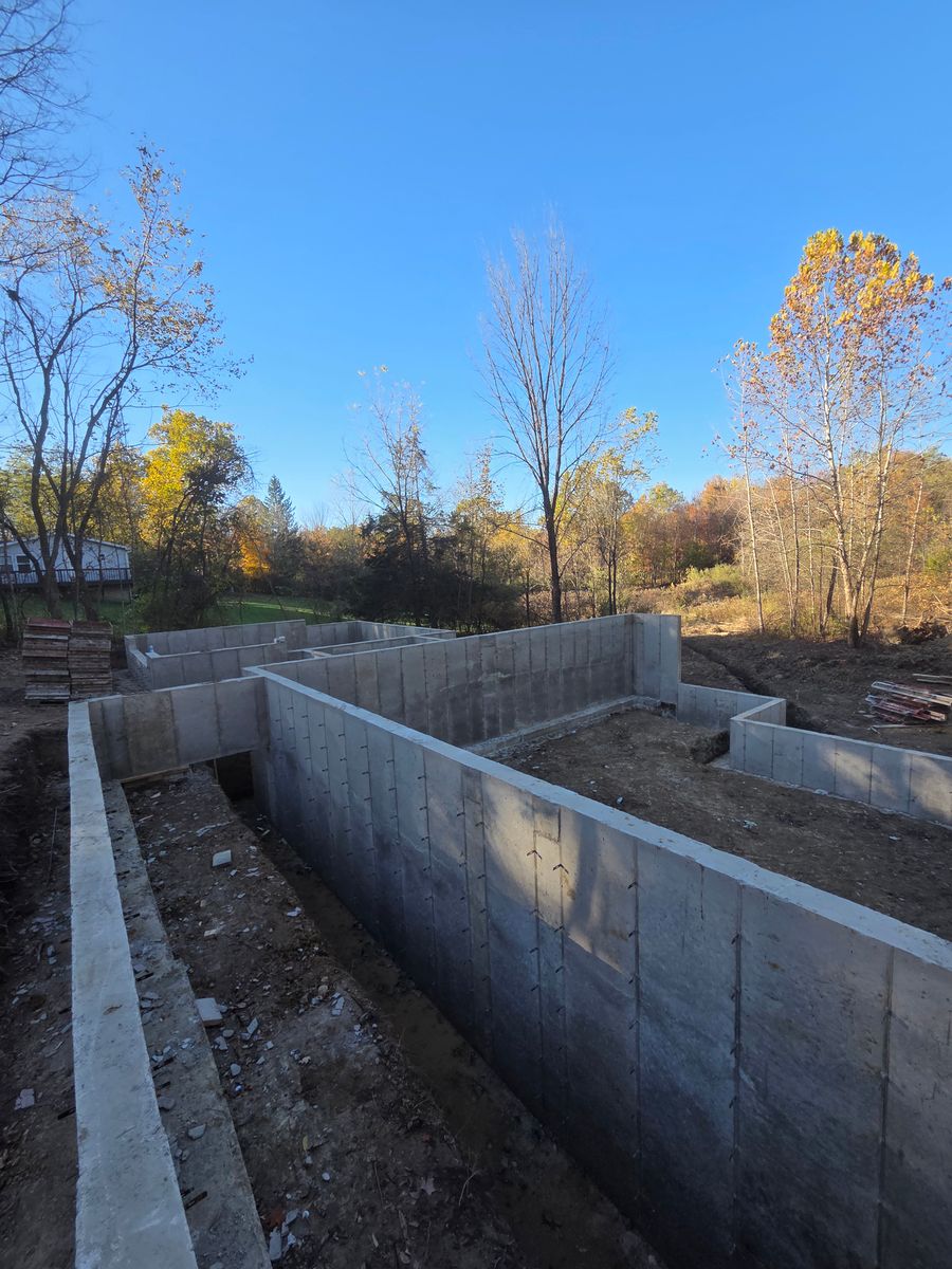 Concrete Foundation for New Edge Concrete in Mount Vernon, OH