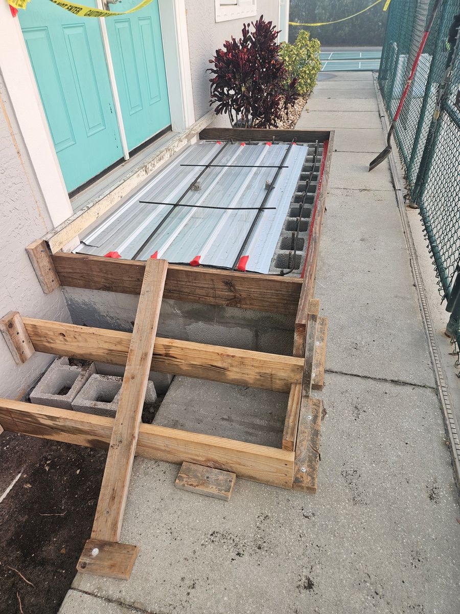 Stair Design & Installation for Clark Masonry in Lake County, FL