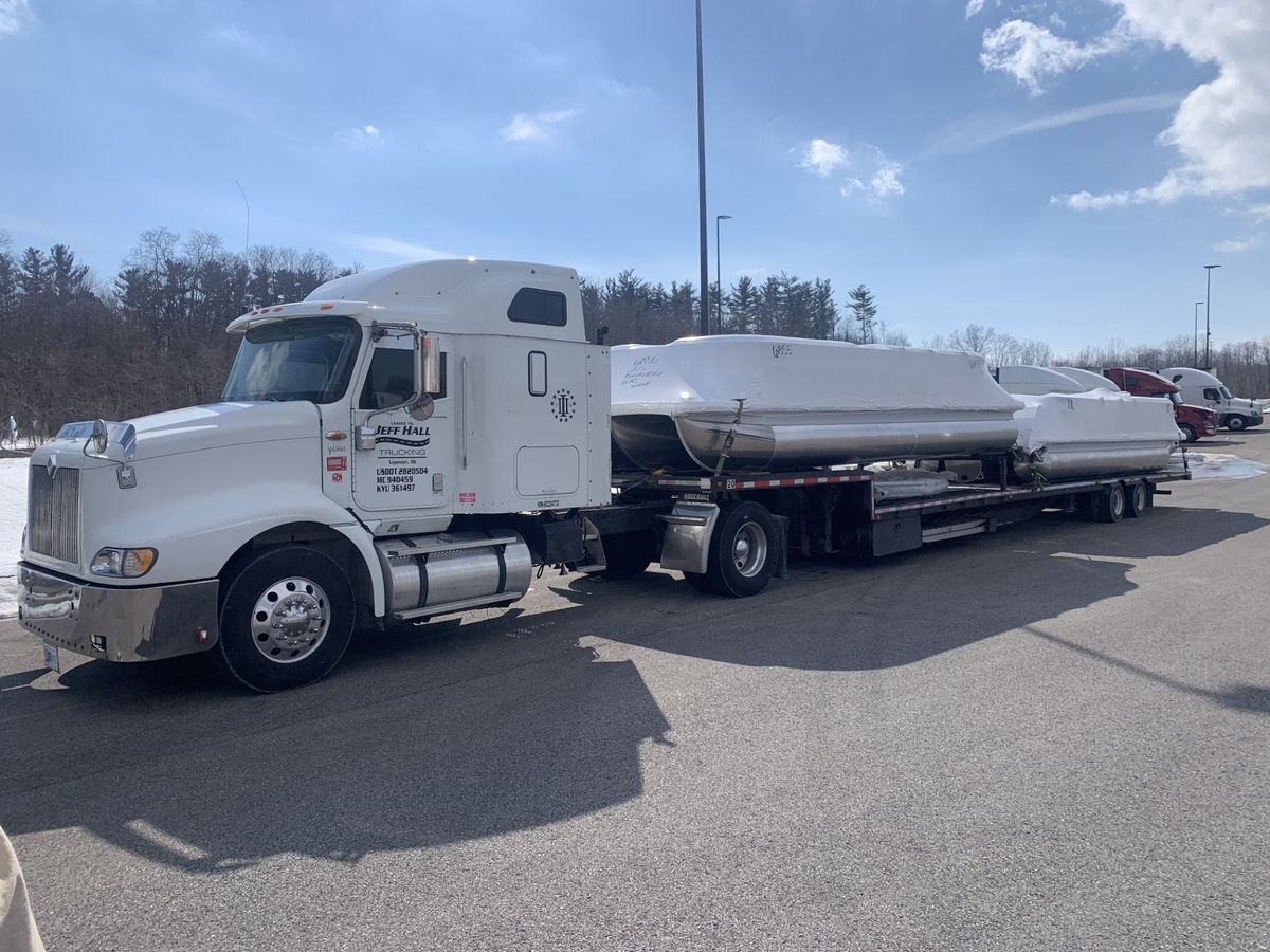 Boat Transportation for Jeff Hall Trucking in Ligonier, IN