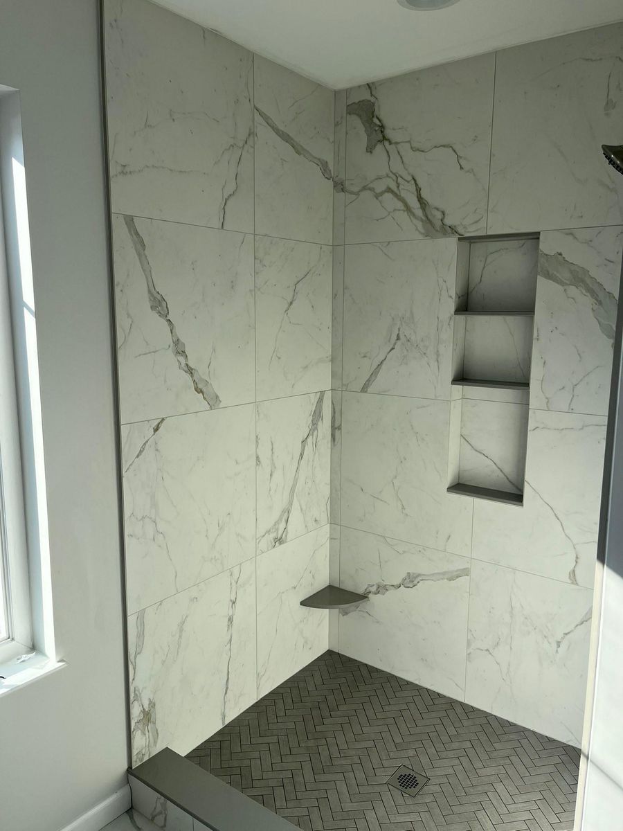 Tile Installation for PW Designs in Grand Blanc, MI