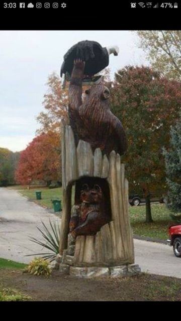 Custom Wood Carvings for Terra Steel Creations in Independence, KY