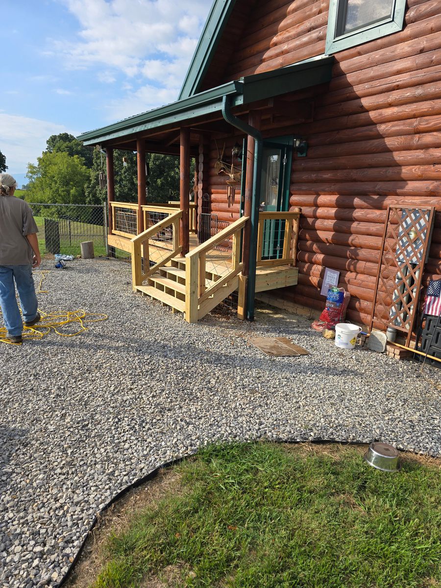 Deck Installation for The Handyman Viking in Dandridge, TN
