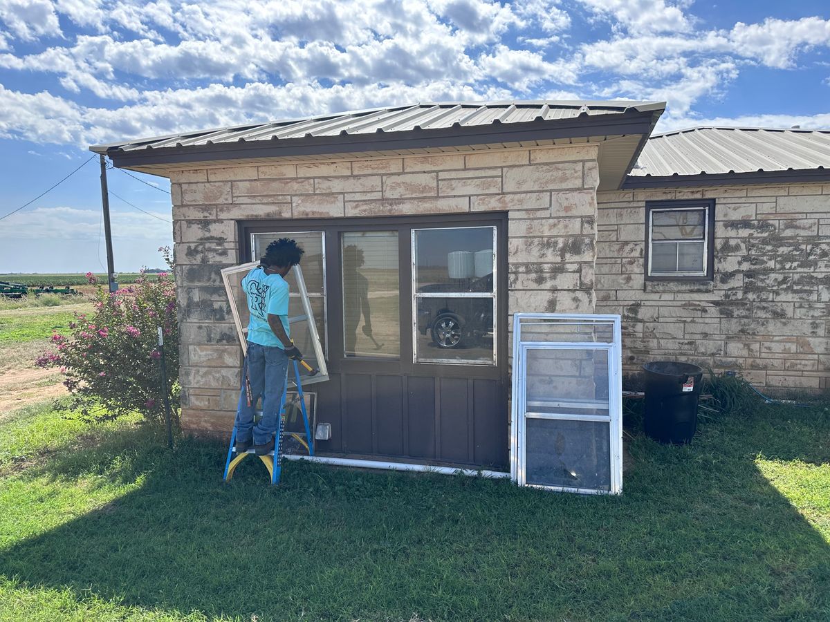 Window Installation for CR Work in Lubbock, TX