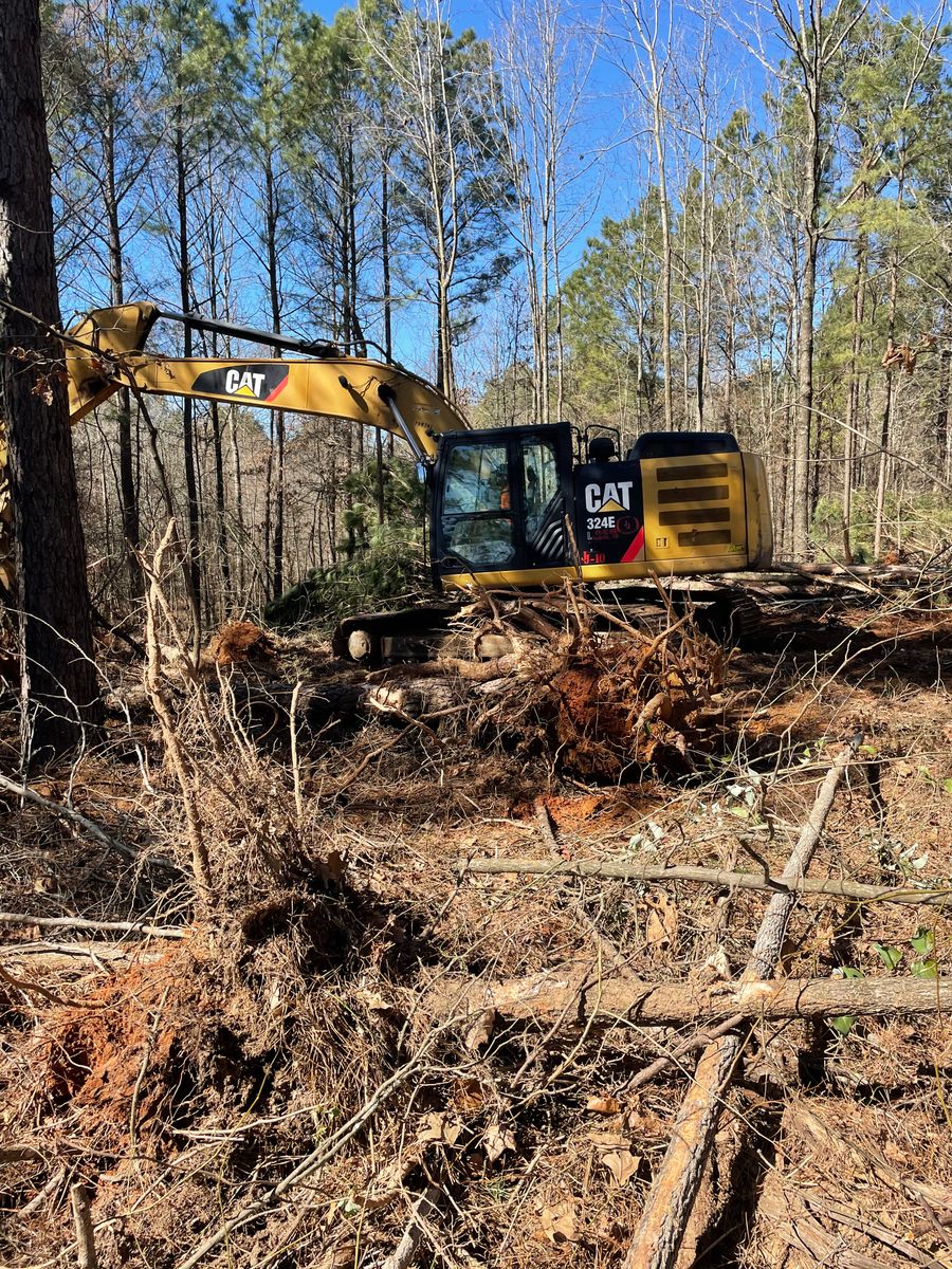 Land Clearing & Demolition for JUSTIN JACQUES LLC DBA DOUBLE J EXCAVATION in Nashville, AR