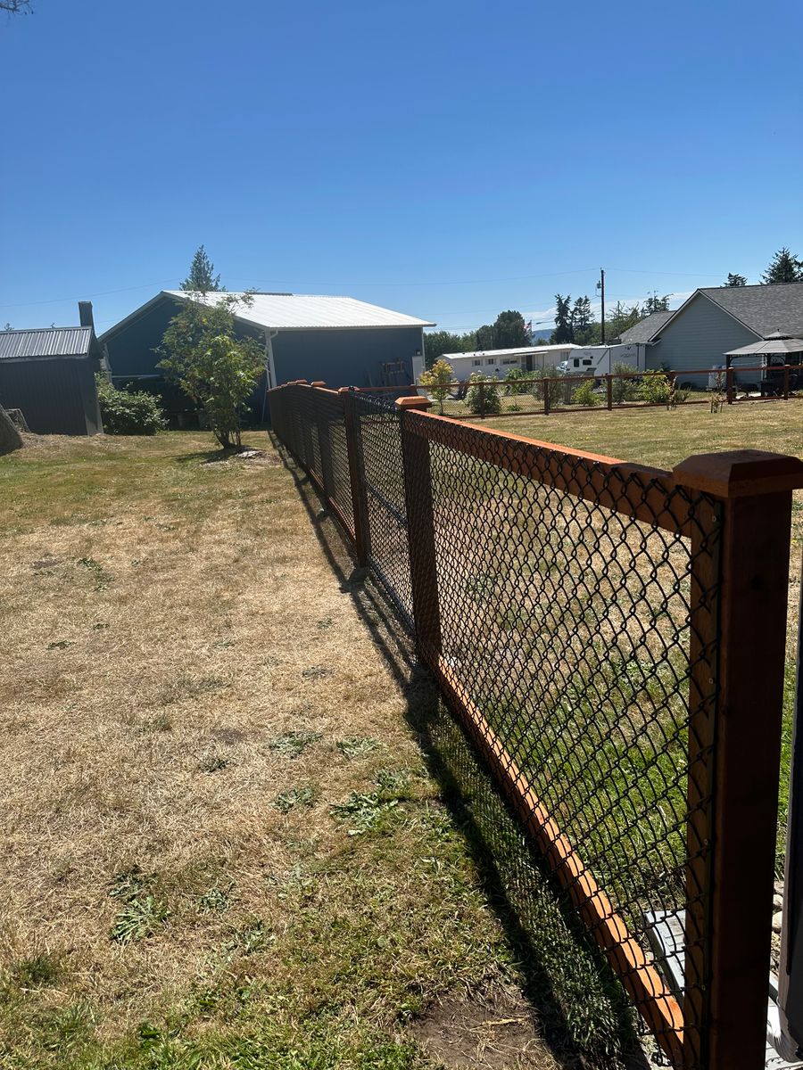 Fence Installation for McBride and Sons Fence in Camano, WA