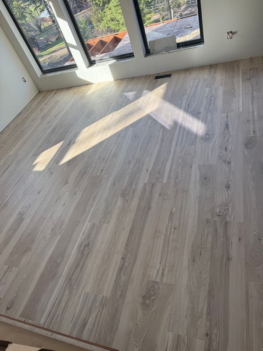 Floor Installation for CJL Flooring in Post Falls, ID