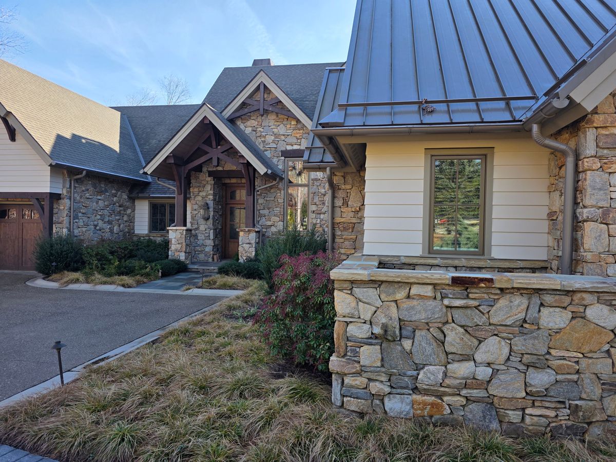 flagstone stone work for Acosta's Stone work in Hendersonville, NC