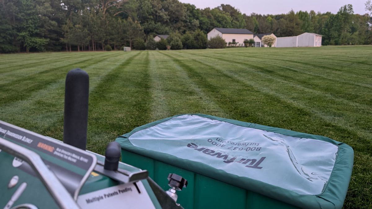 Mowing for E-Z Care Lawn Service in Prince George, VA